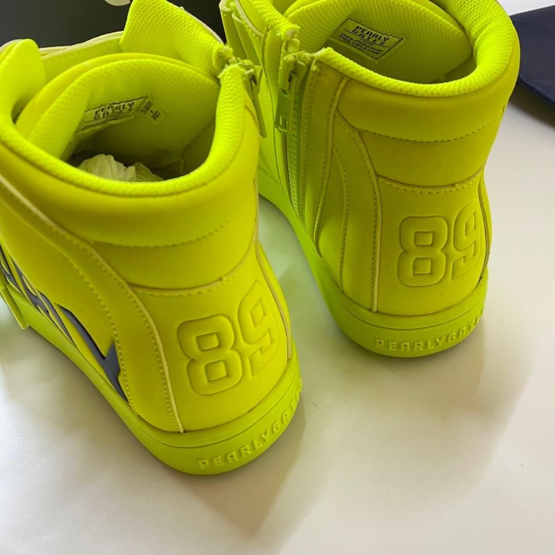 PEARLYGATES 053-0992310 イエロー ゴルフシューズ 箱あり