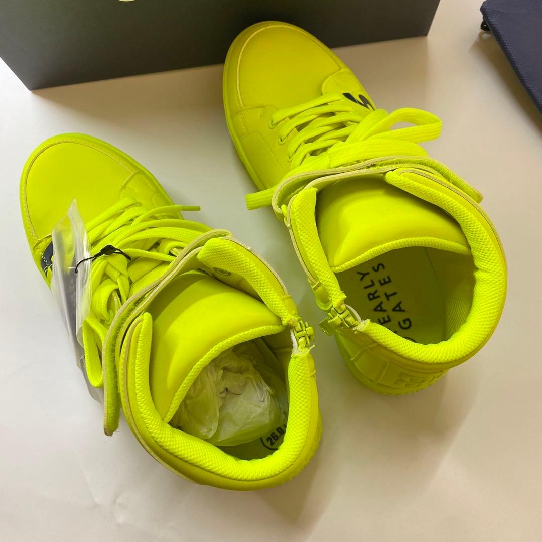 PEARLYGATES 053-0992310 イエロー ゴルフシューズ 箱あり