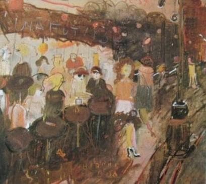 織田廣喜、PARISIENNES、希少サイン入、レゾネより、新品高級額装付