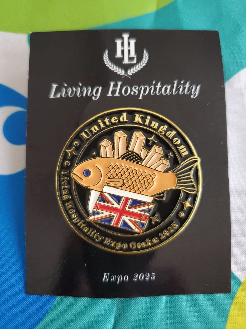 入手困難　非売品　関西万博　イギリス　ユナイテッドキングダム　UK館ピンバッジ