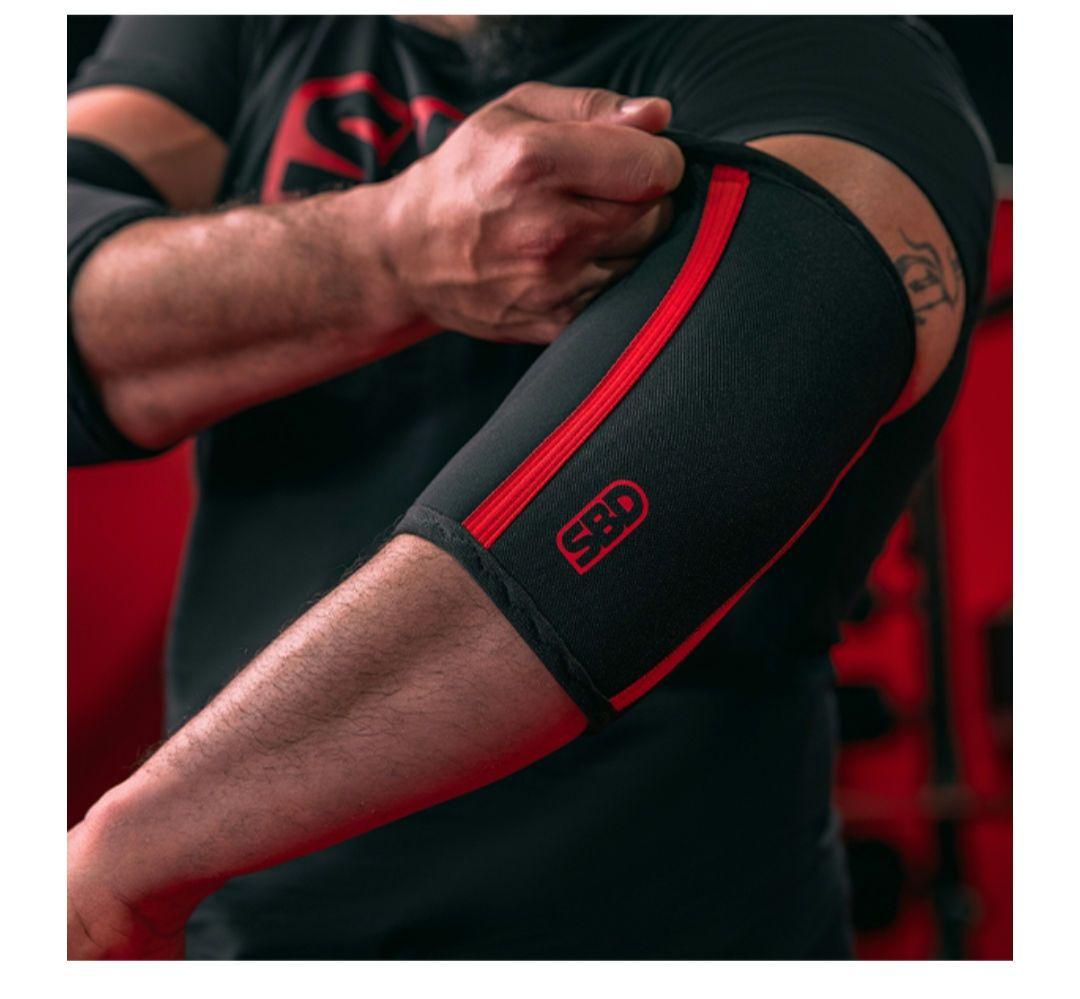 SBD エルボースリーブ M ブラック/レッド