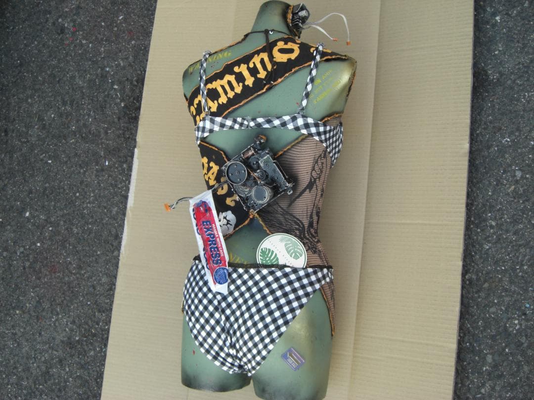 上半身等身大マネキン カスタムトルソー オブジェディスプレイ アート 水着