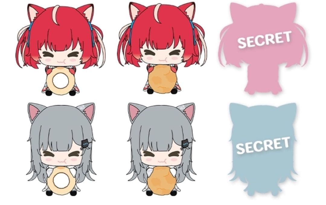 赤見かるび Nachoneko もぐもぐマスコットフィギュア ローソンコラボ