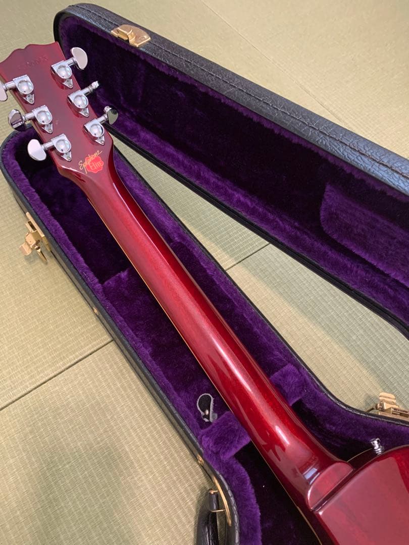 ギター Epiphone Elite Lespaul Standard Flametop