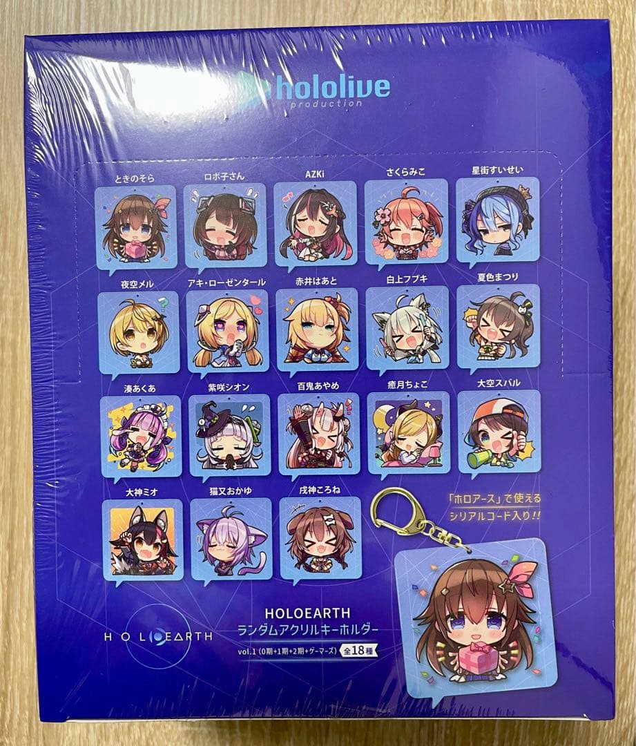 HOLOEARTH ランダムアクリルキーホルダー　BOX