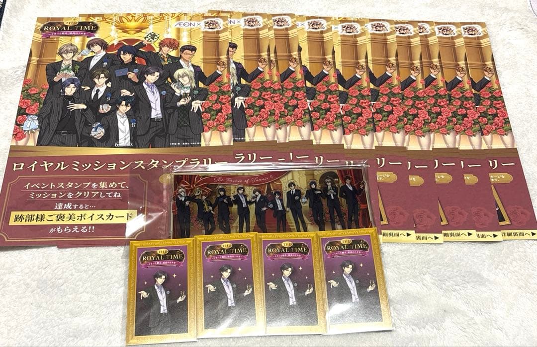 イオン テニスの王子様 チェキ風カード ジオラマアクリル ボイスメッセージカード