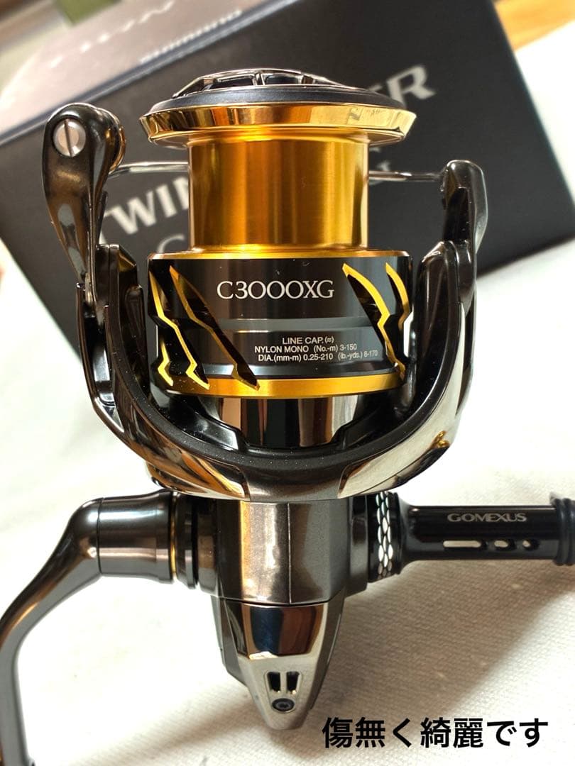 【未使用品】シマノ リール20ツインパワーC3000XG【カスタム品】
