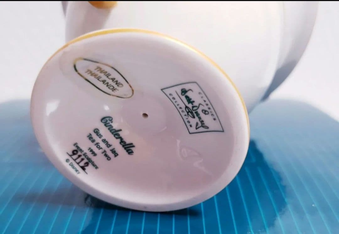 WDCC シンデレラ ガスとジャック ティーカップ ディズニー フィギュア