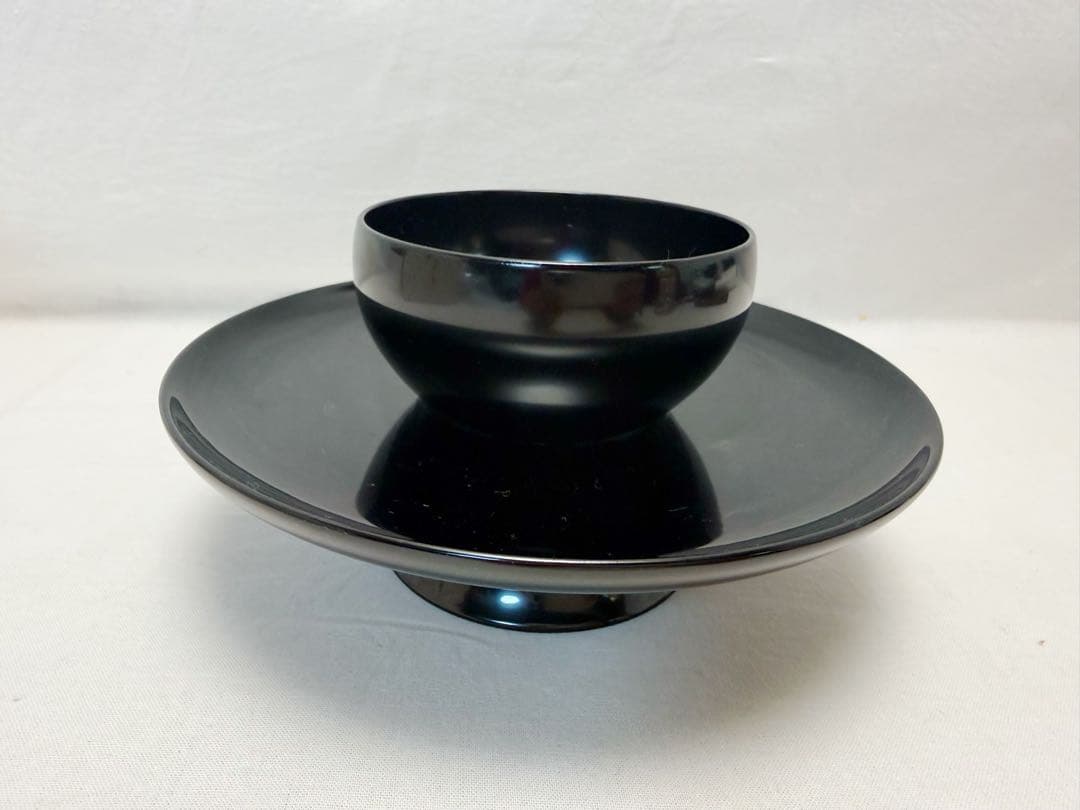 未使用 茶道具 木製 本漆塗 天目台 茶器 茶席 元箱