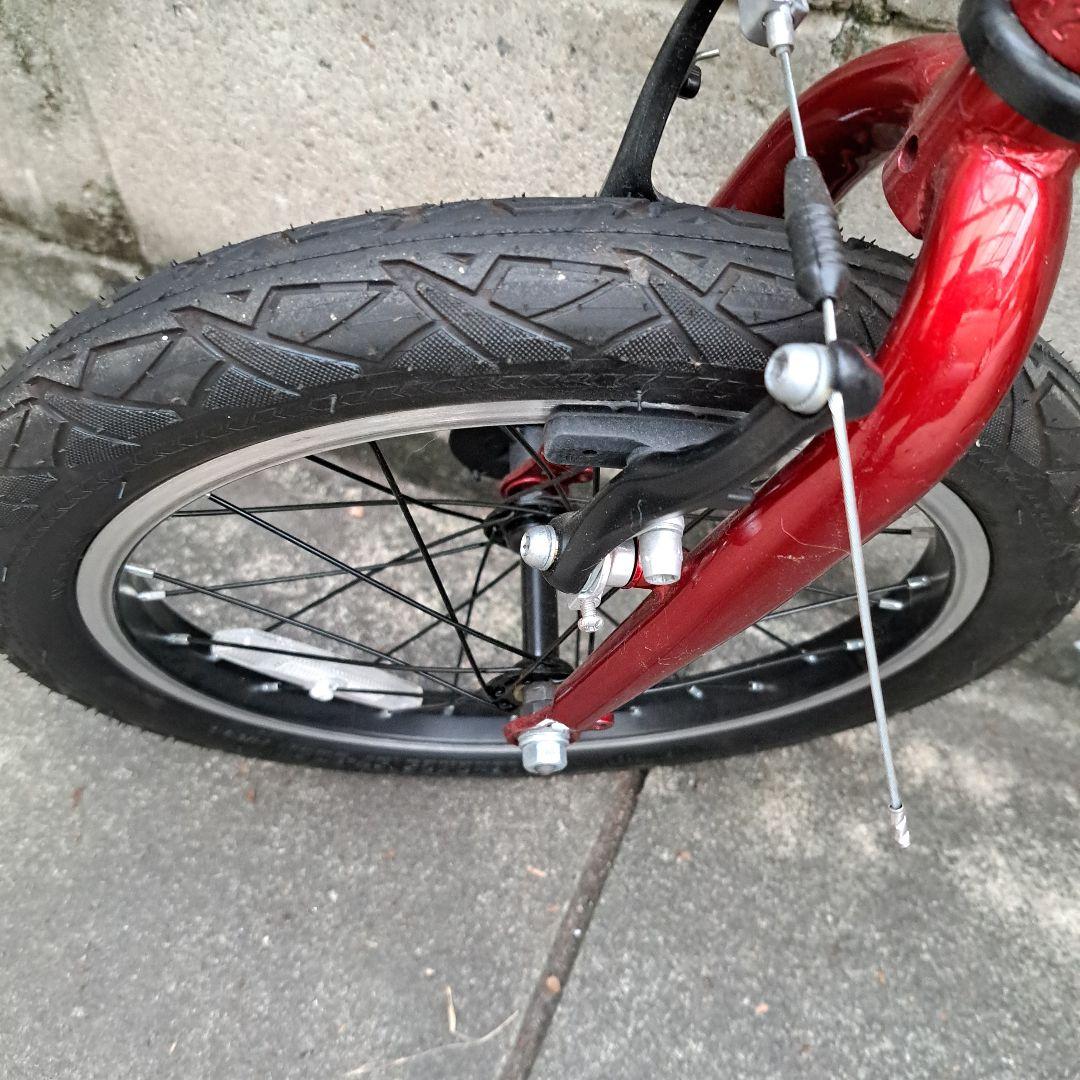 引き取り専用　フィルドチャンプ　12インチで折りたたみ自転車　レッド　美品