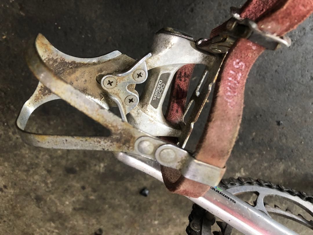 ブリヂストン　クロモリ　ロード　シマノ600