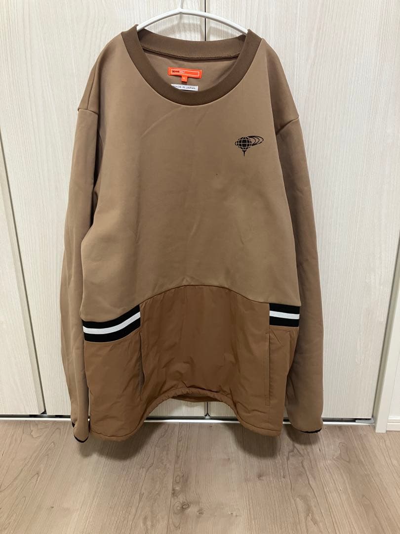 BEAMS GOLF XL ハイゲージフリース 切り替え プルオーバー　ビームス
