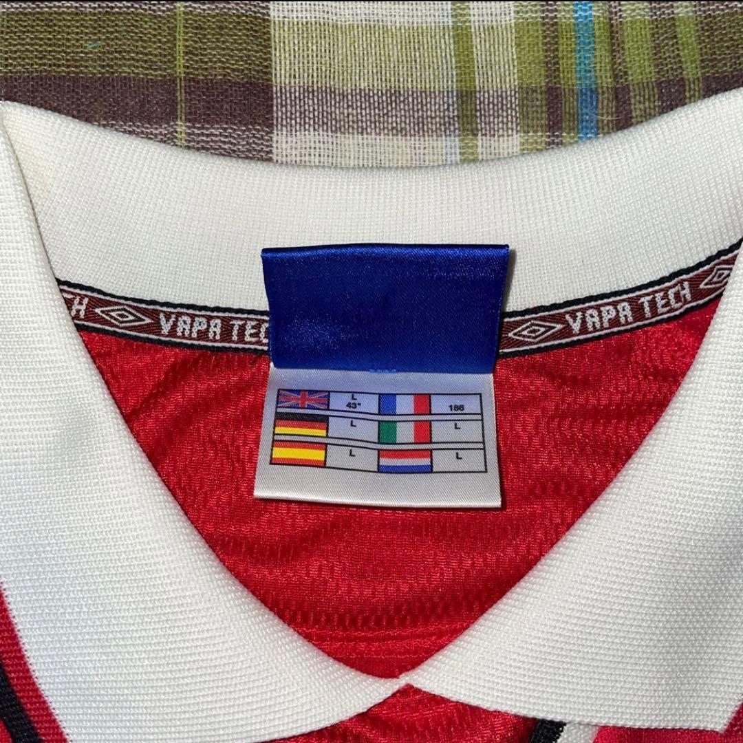 UMBRO マンチェスター・ユナイテッド　ベッカム　ユニホーム　Lサイズ