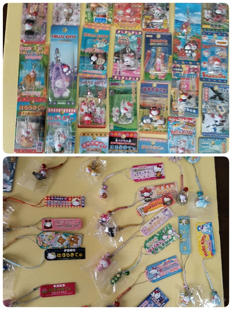 E ご当地ハローキティファスナーストラップなど日本全国47都道府県制覇！＋１個