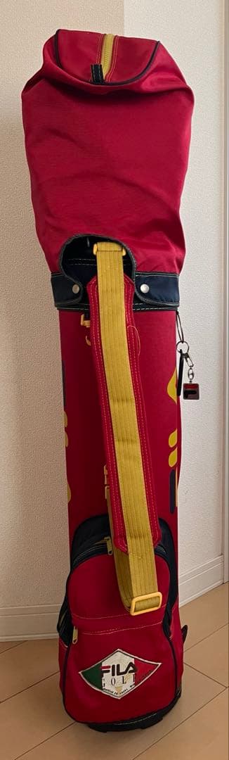 FILA キャディバッグ & クラブ12本セット　レッド