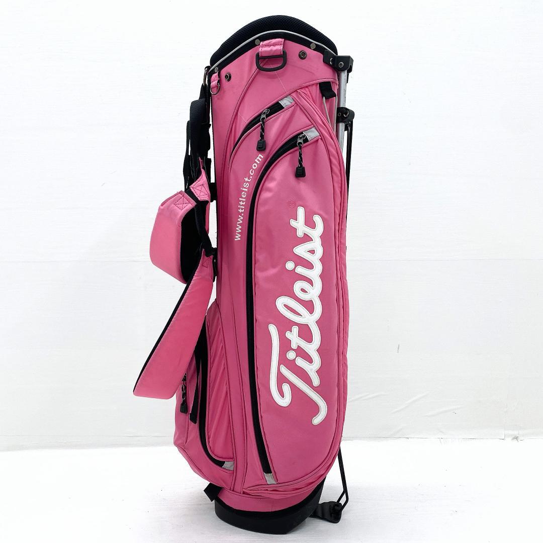 Titleist タイトリスト ピンク キャディバッグ ゴルフバッグ レディース