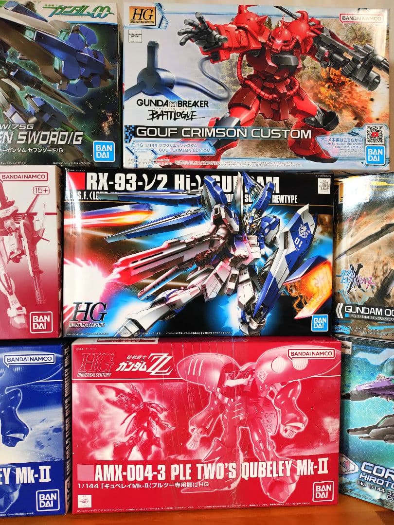 HG、ガンプラセット 未開封未組み立て品　11体セットまとめ売り!