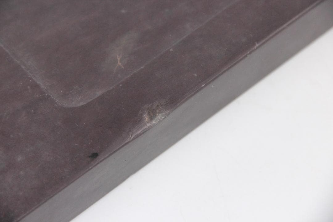 古端渓硯　雲龍硯　書道具　文房四寶　中国硯石　昭和題詩銘箱入 Eo21-29