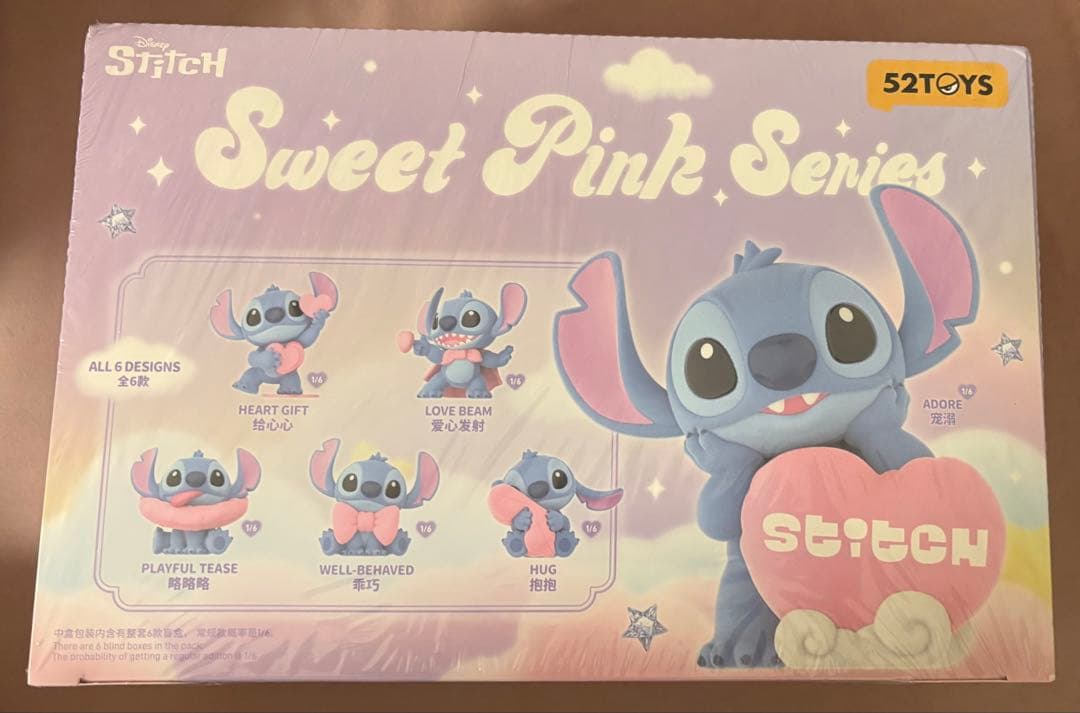【未開封アソート】　スティッチ　スウィートピンクシリーズ