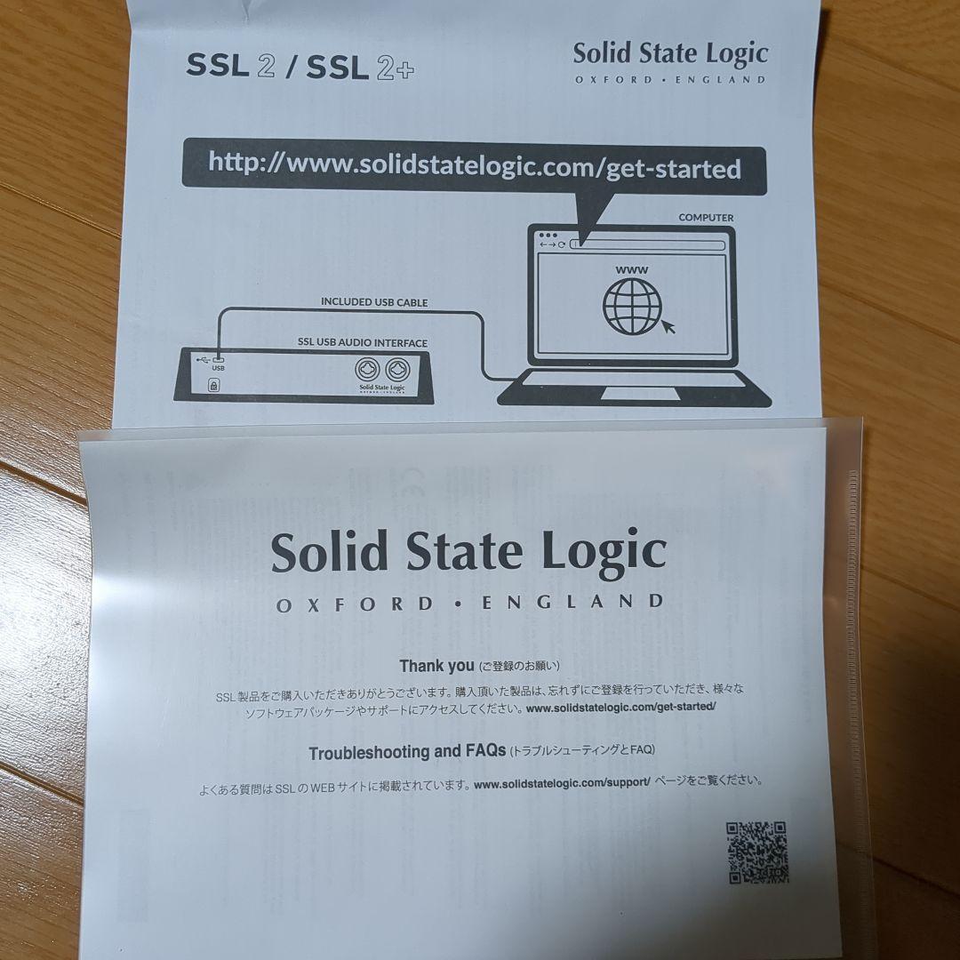 Solid State Logic SSL2 オーディオインターフェース