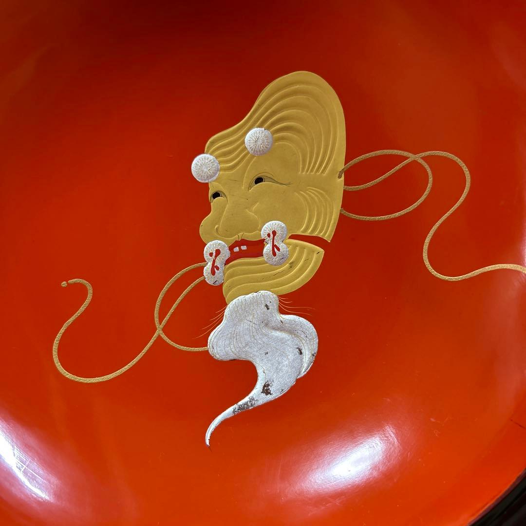 036 會津塗　塗師　渡部喜三郎 本漆 鉢&銘々皿　菓子皿 6点セット