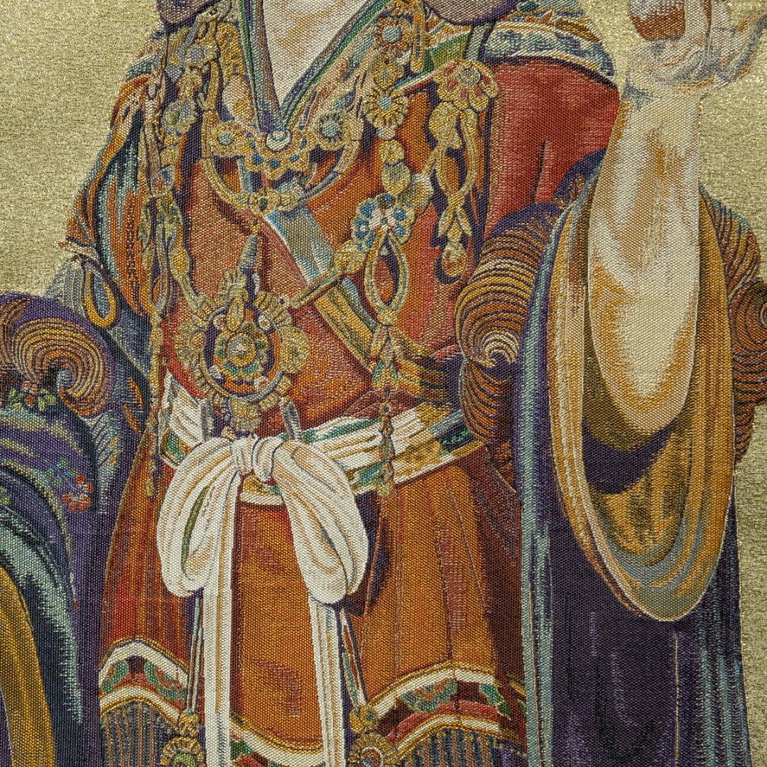 掛軸-1765　吉祥天立像　浄瑠璃寺　刺繍作品　重要文化財　真言律宗小田原山