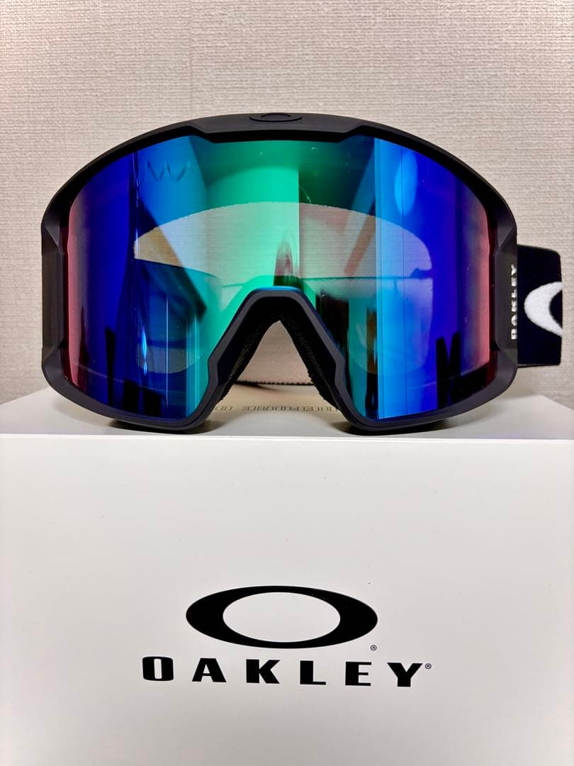 新品　OAKLEY LINE MINER L GREEN MIRROR タグ付き