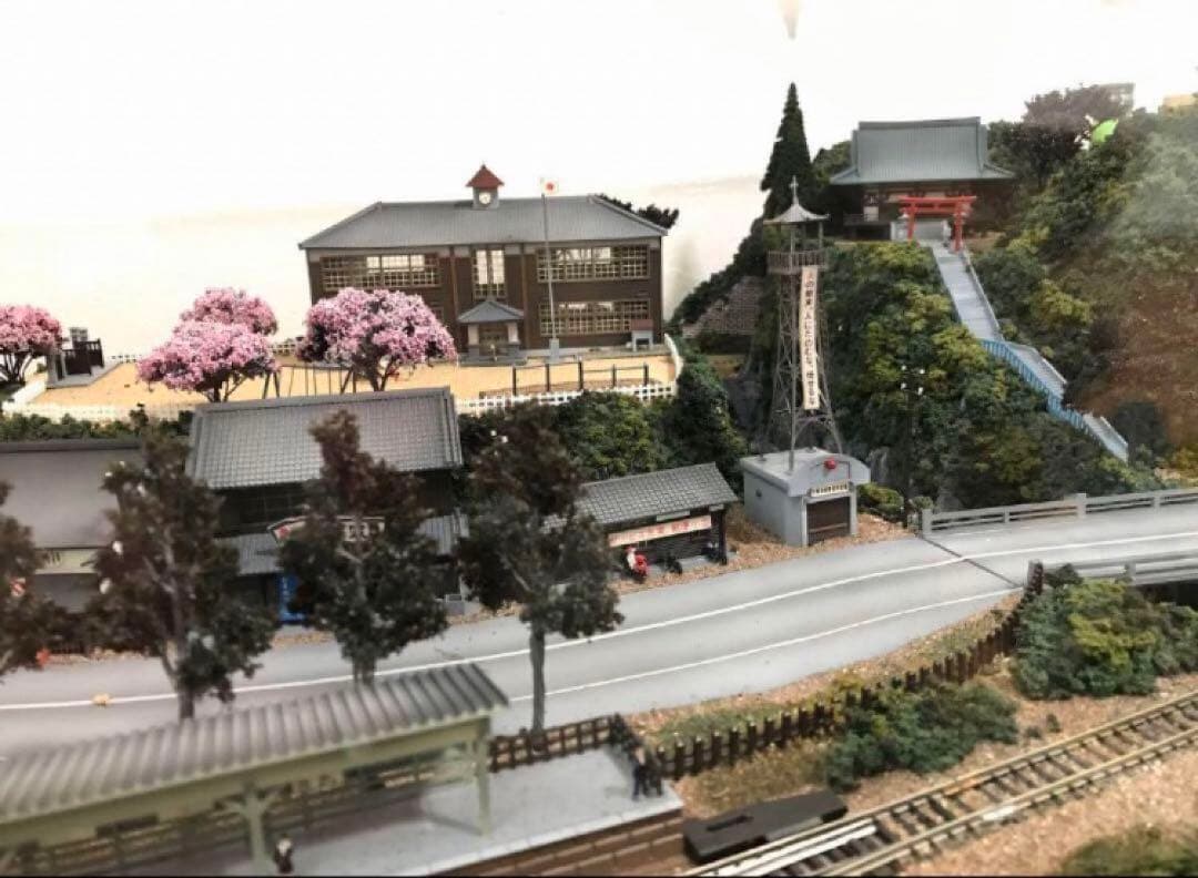 最終値下げ！ジオラマ　昭和ふるさと鉄道模型　東京書芸館作　6/6 10時まで！