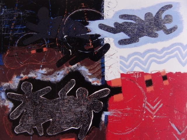 伊庭新太郎「トブヒト・ヤスムヒト」、希少画集画、新品高級額、額装付