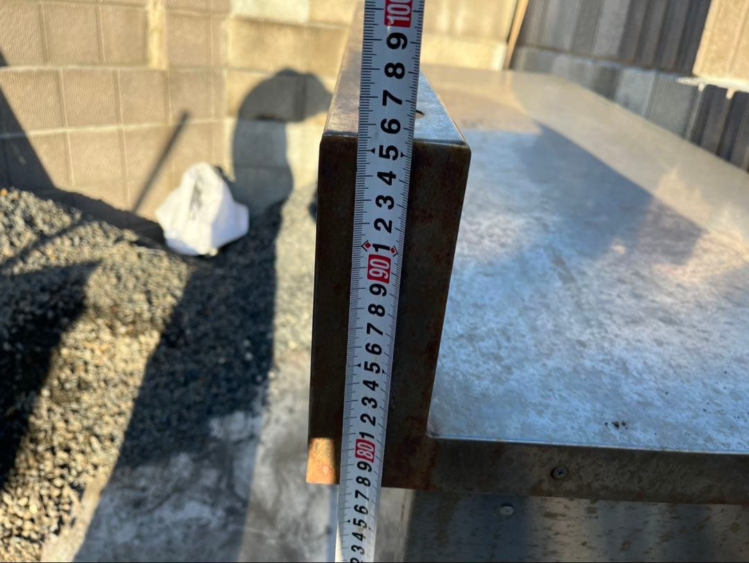 業務用　ステンレス製　キャビネット？作業台？調理台？