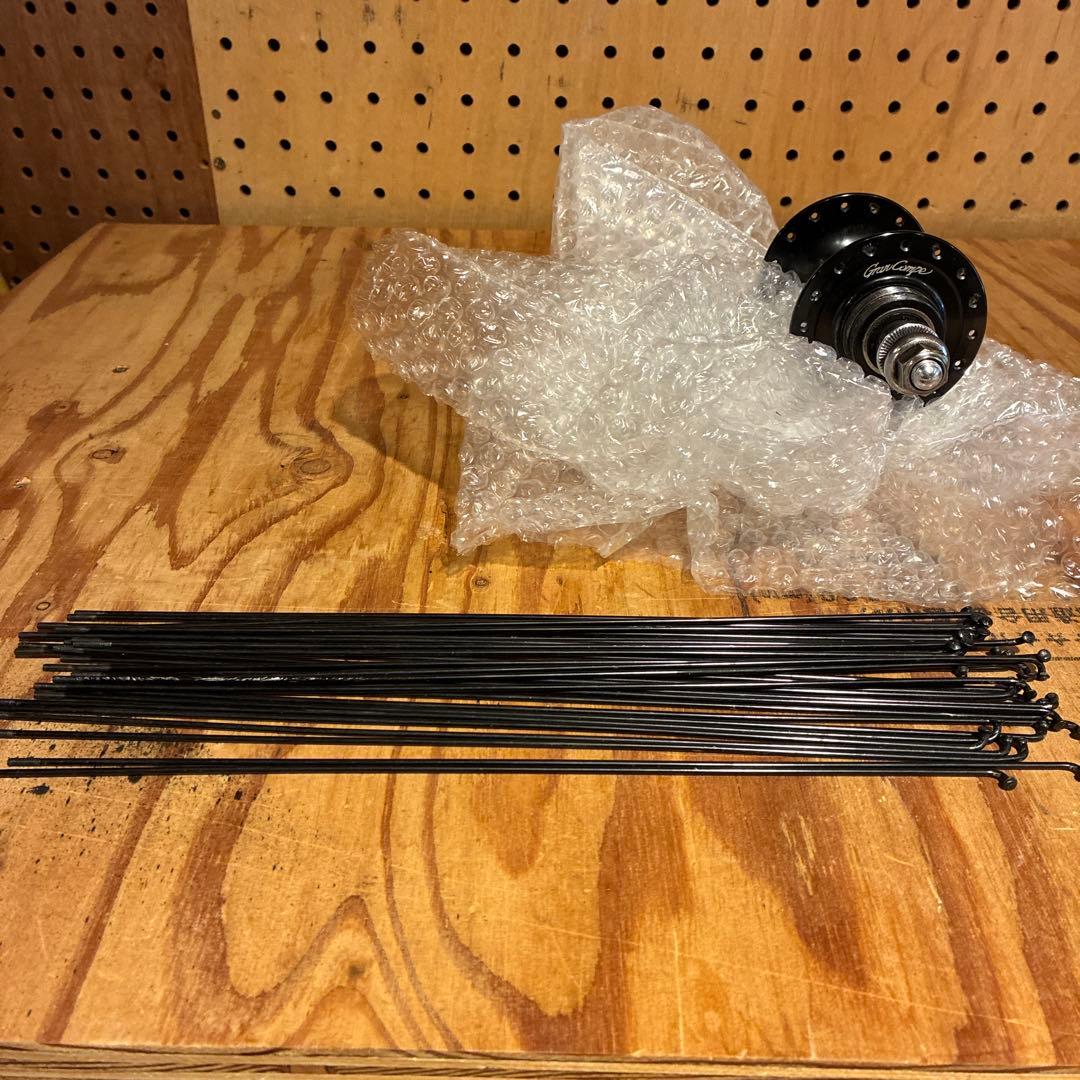 グランコンペ　リアハブ両切り　32ホール スポーク　ニップルセット