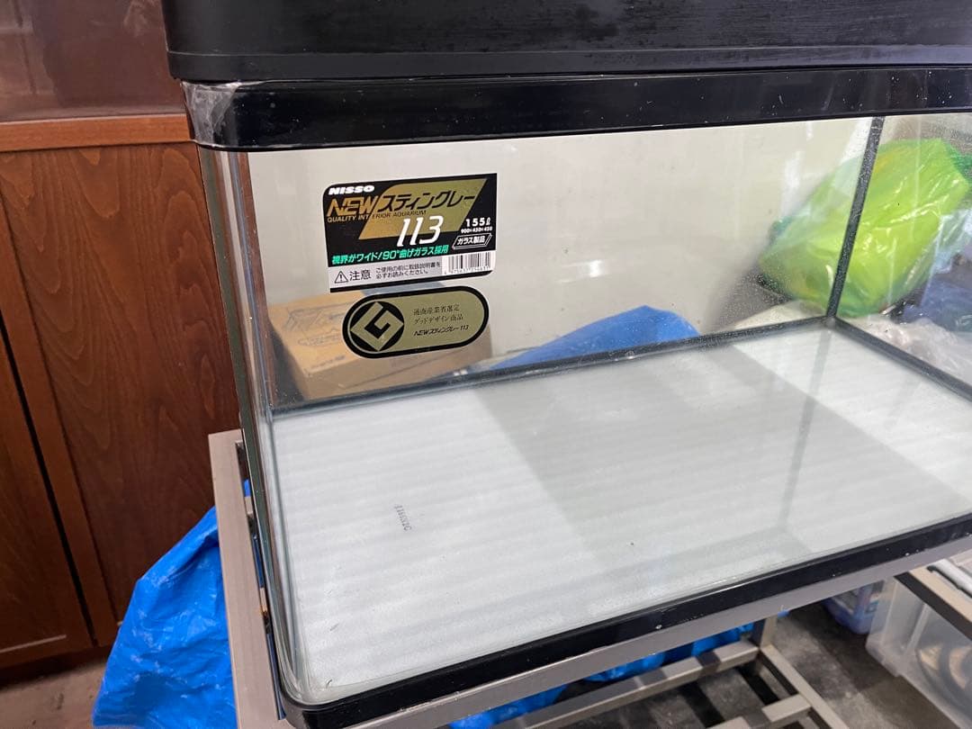 ガラス水槽セット 90cm✖️2 フレーム付き