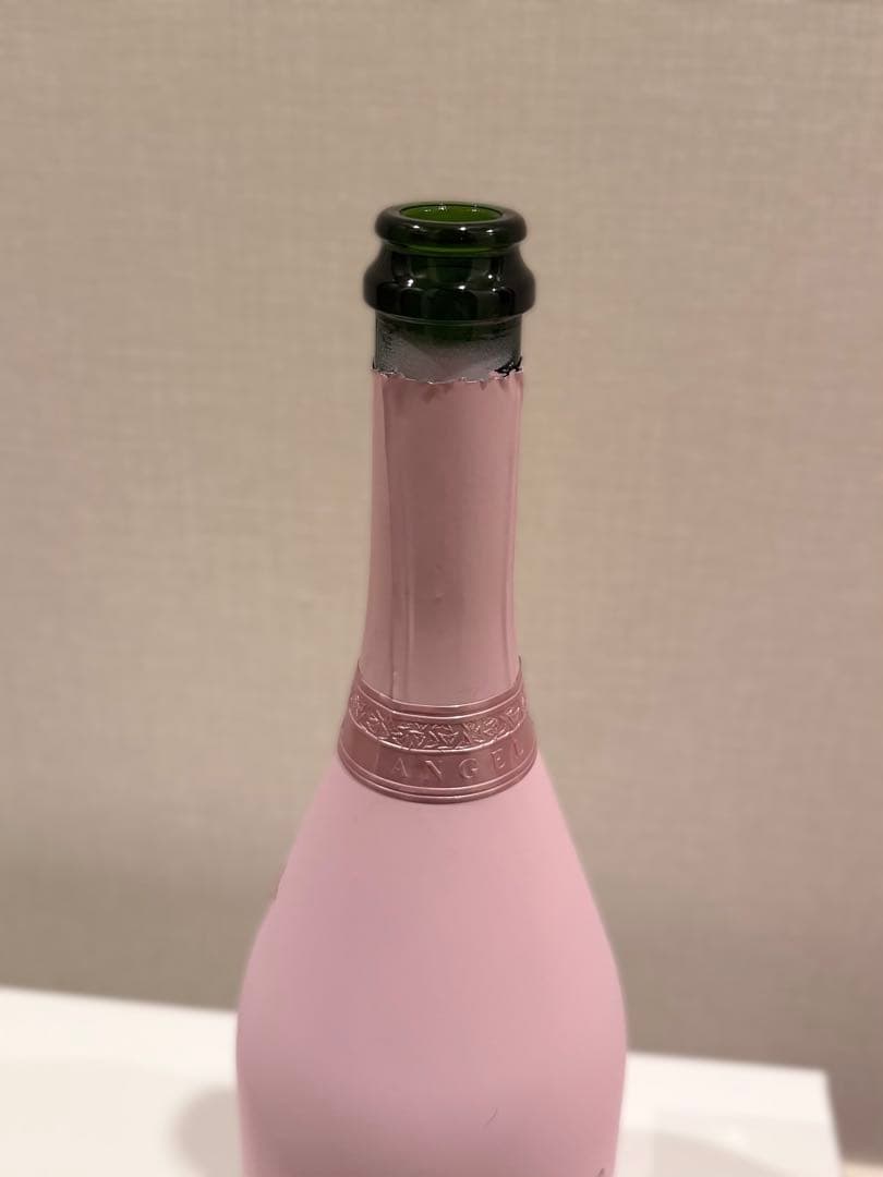 エンジェルシャンパン ドゥミセックロゼ ピンク ファータイプ 空瓶 ケース