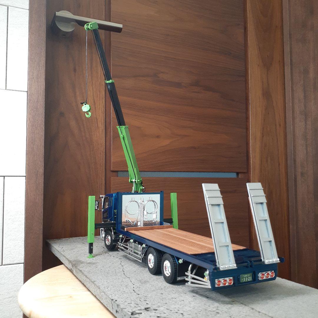専用　デコトラプラモデル　ユニック付き回送車