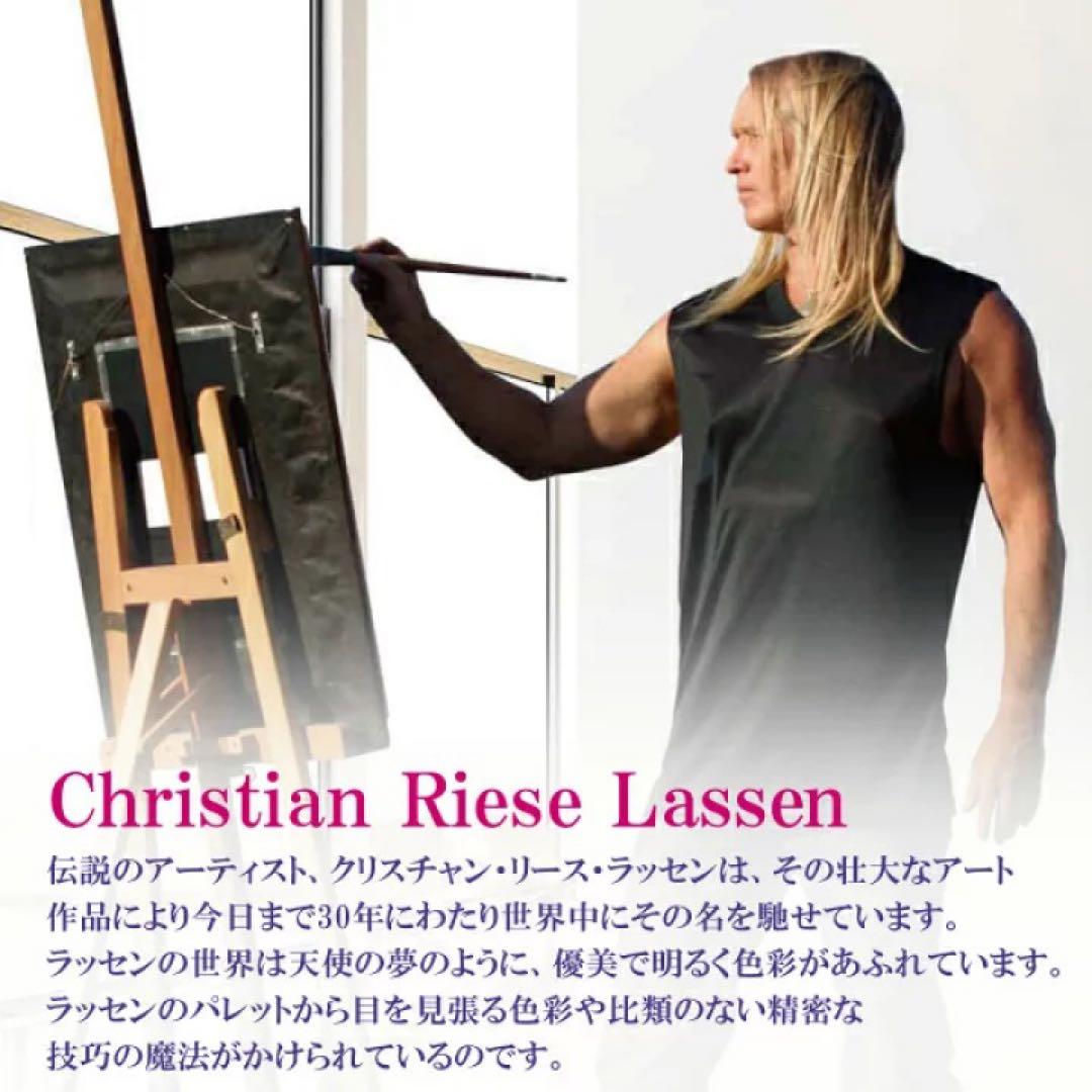 クリスチャン・リース・ラッセン　ハーモニー　額装　ポスター　イルカ　海　マウイ