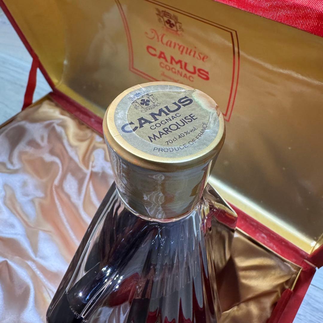カミュ マルキーズ【未開封】バカラボトル700mlブランデー内箱・外箱・替え栓付