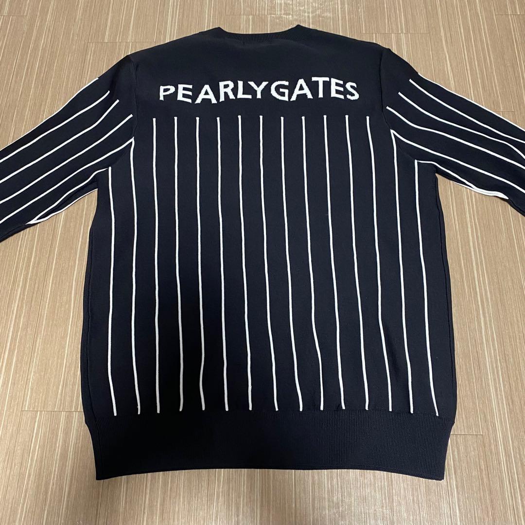 パーリーゲイツ　クルーネックニット　サイズL