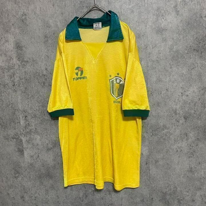 激レア　86 ブラジル代表　TOPPER ユニフォーム　メンズ　M サッカー