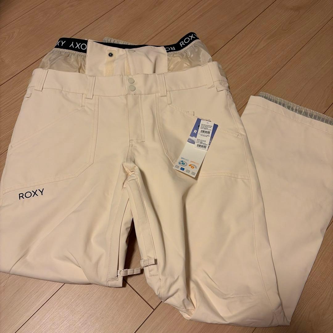 新品　ROXY スノーボードパンツ ホワイト