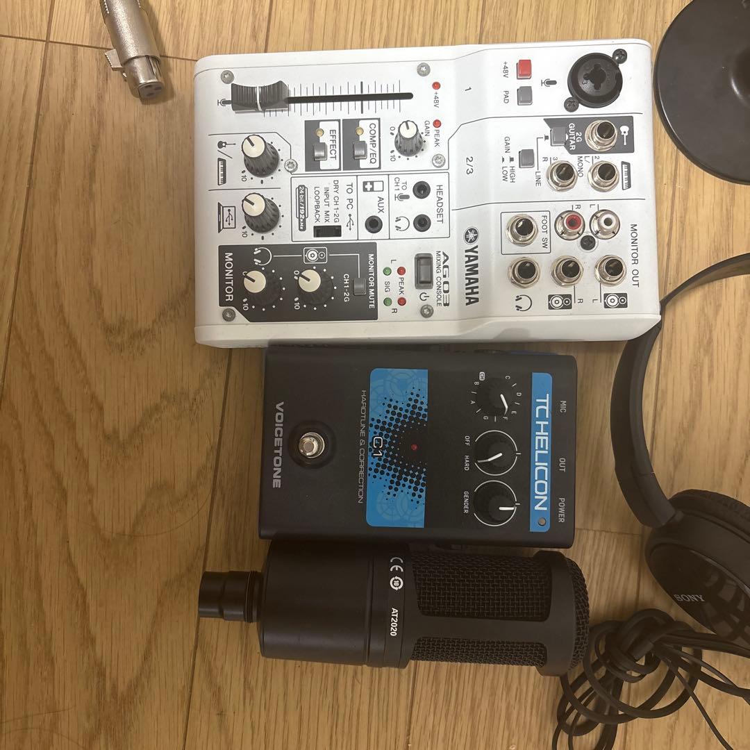 Yamaha AG03 + TC Helicon VoiceTone D1セット
