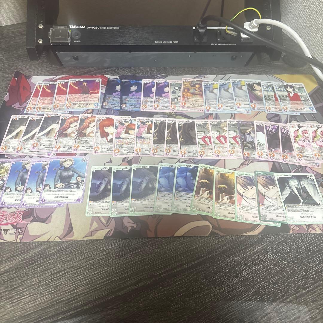 カオスtcg シュタインズゲート　岡部倫太郎デッキ　RRR有