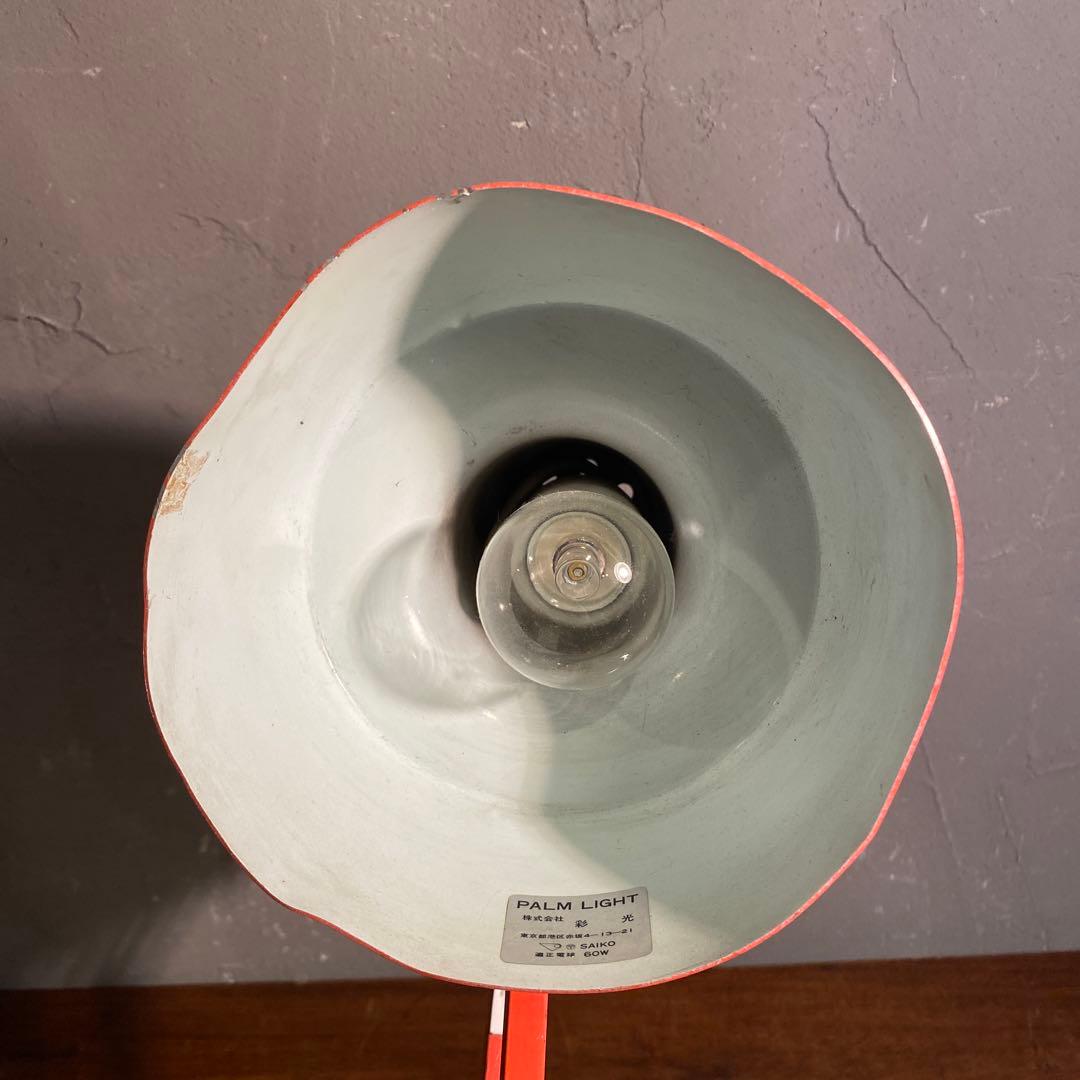 昭和レトロ フレキシブルアーム照明 卓上 万力付き インダストリアル