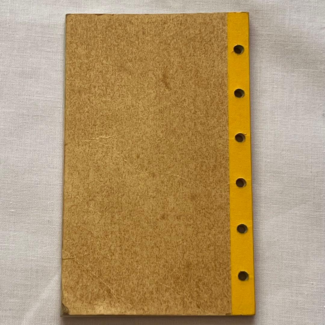 【在庫限り】6穴　モンキー　スケジュール帳　メモ帳　平成レトロ