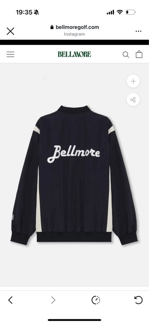 Bellmore ベルモア ネイビー ジャケットとパンツ セット　ゴルフ