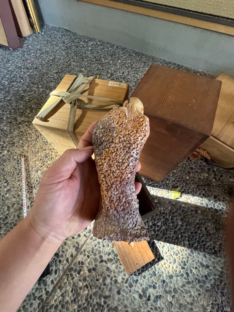 ‼️年末激安コメOK‼️リサイクルFORT‼️中国品買取④‼️唐物石製寿老人物図立像‼️