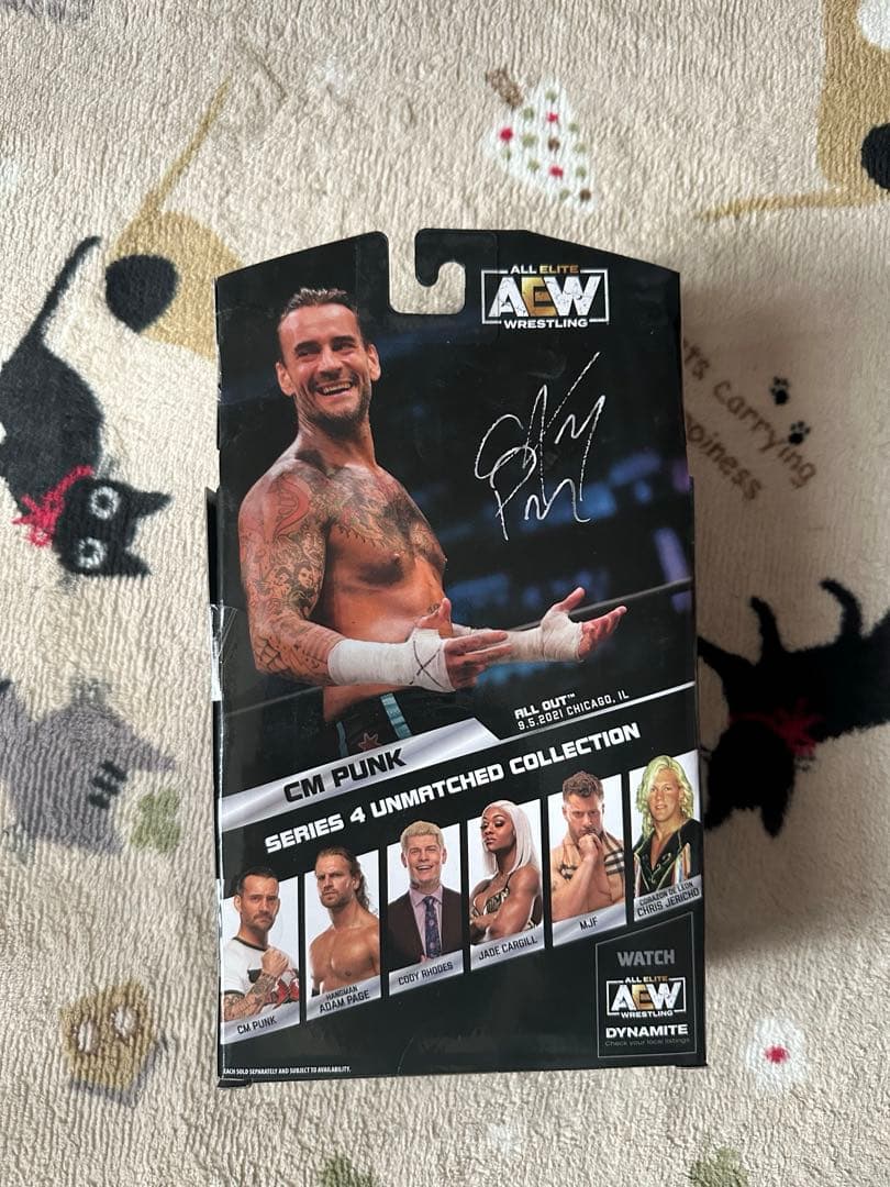 AEW CMパンク　フィギュア　WWE