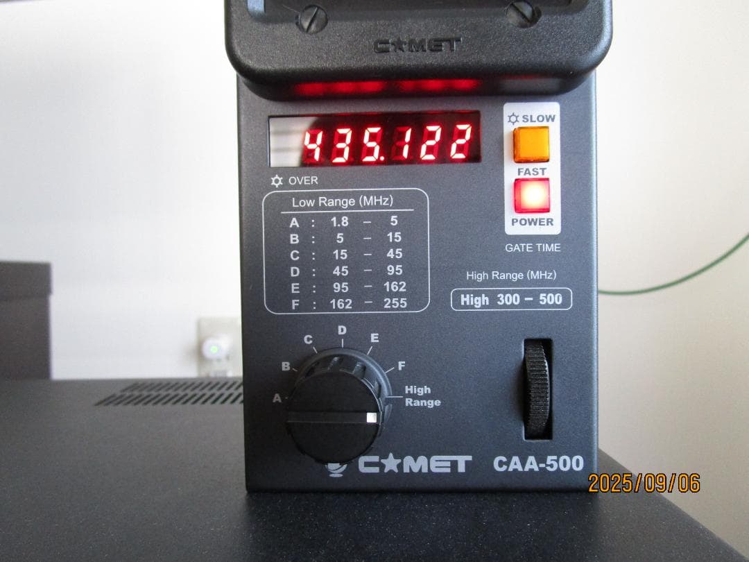 COMET CAA-500 ANT SWRアナライザー