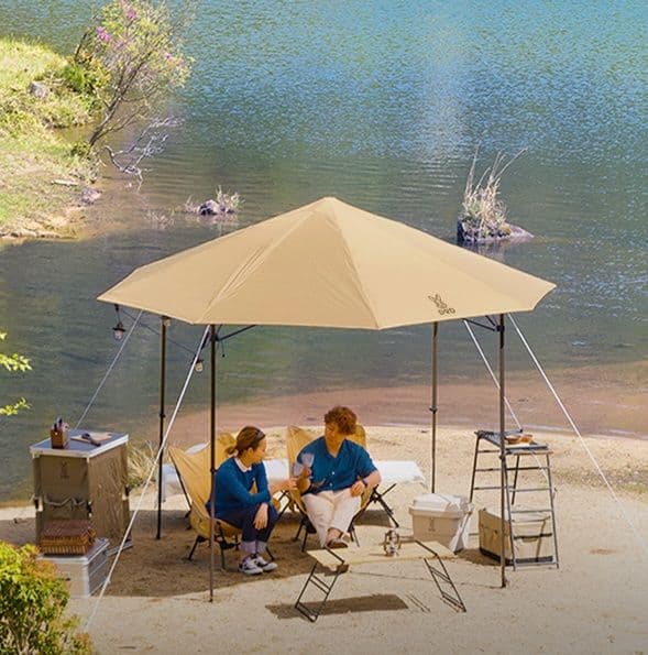 dod キノコタープ タンカラー