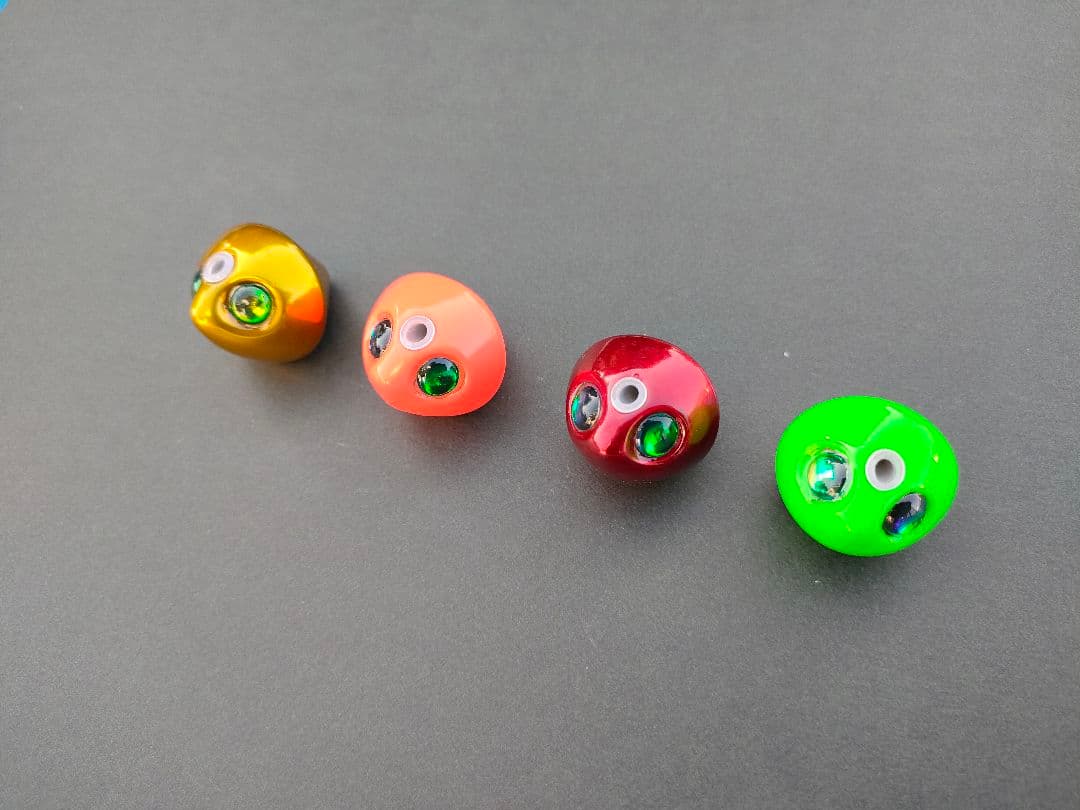 4色×120g　タングステン　タイラバ　鯛ラバ　ヘッド