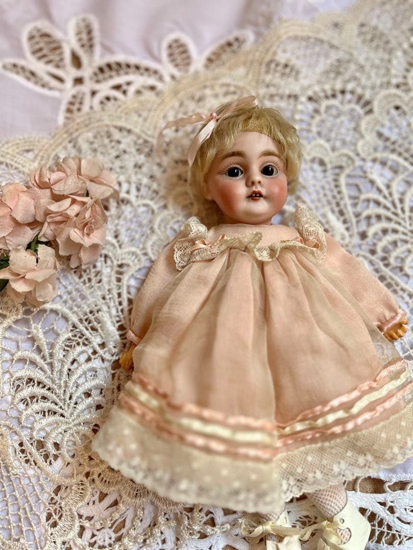 アンティークビスクドール ケストナー143この子のためのセット